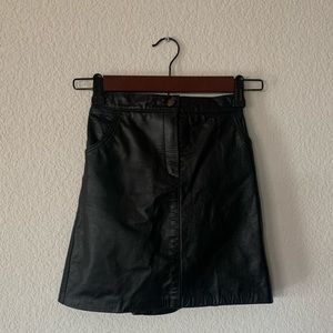 Leather Skirt